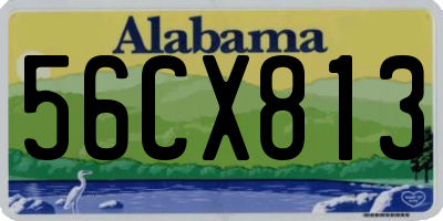 AL license plate 56CX813