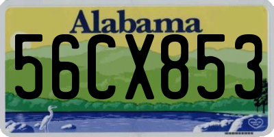 AL license plate 56CX853