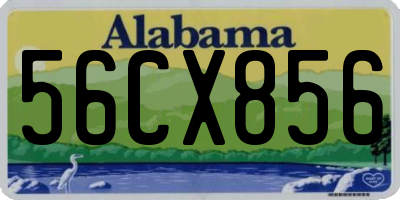 AL license plate 56CX856