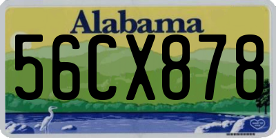 AL license plate 56CX878