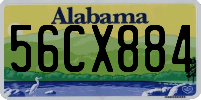 AL license plate 56CX884