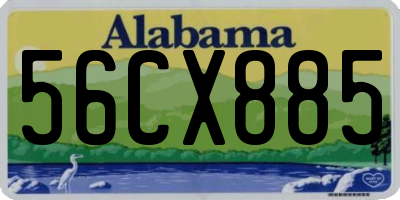 AL license plate 56CX885