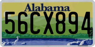 AL license plate 56CX894