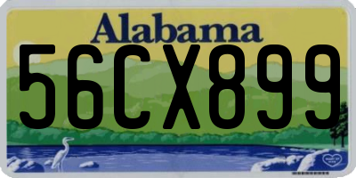 AL license plate 56CX899