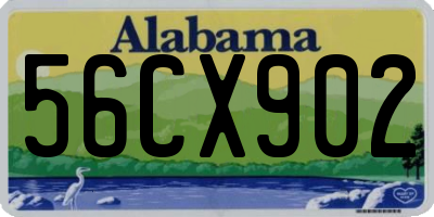 AL license plate 56CX902