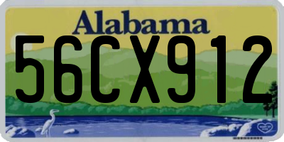 AL license plate 56CX912