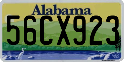 AL license plate 56CX923