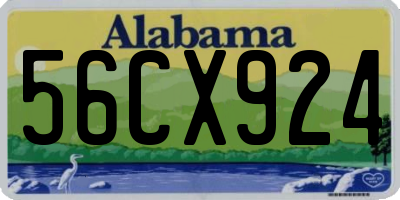 AL license plate 56CX924