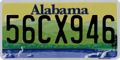 AL license plate 56CX946