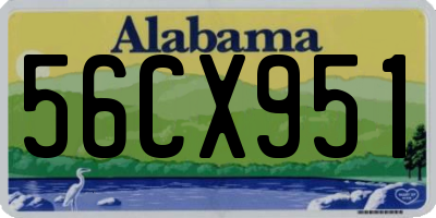 AL license plate 56CX951