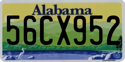AL license plate 56CX952