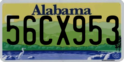 AL license plate 56CX953