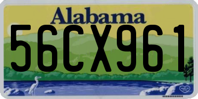 AL license plate 56CX961
