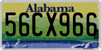 AL license plate 56CX966