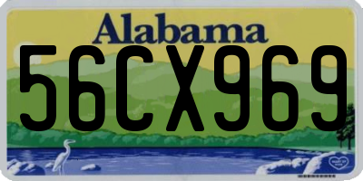 AL license plate 56CX969
