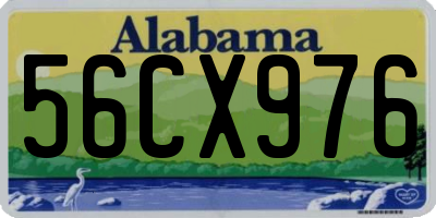 AL license plate 56CX976