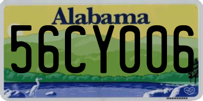 AL license plate 56CY006