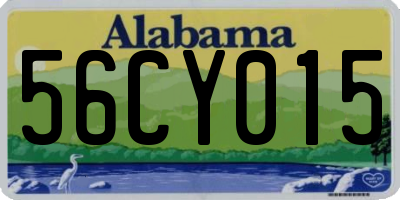 AL license plate 56CY015