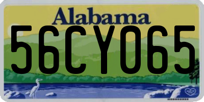 AL license plate 56CY065