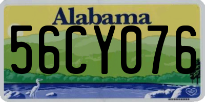AL license plate 56CY076