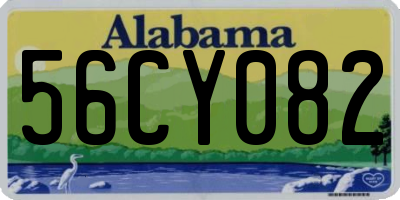 AL license plate 56CY082