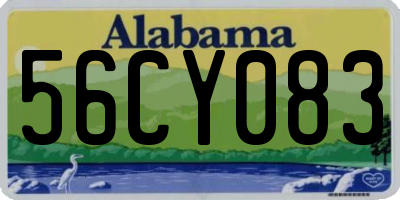 AL license plate 56CY083