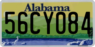 AL license plate 56CY084