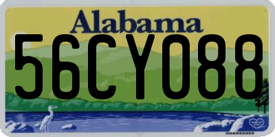 AL license plate 56CY088