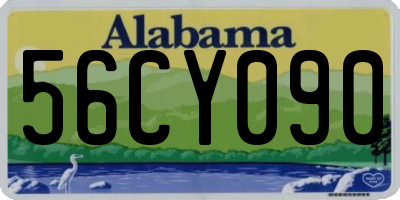 AL license plate 56CY090