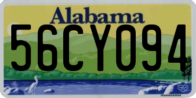 AL license plate 56CY094