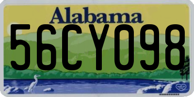 AL license plate 56CY098