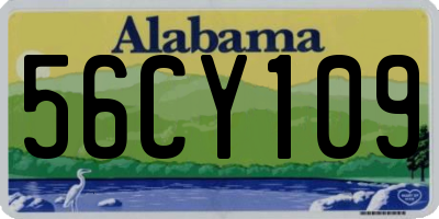 AL license plate 56CY109