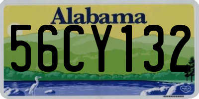 AL license plate 56CY132
