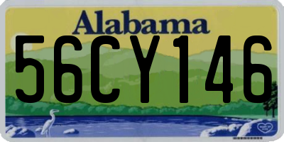 AL license plate 56CY146