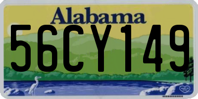 AL license plate 56CY149