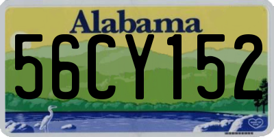 AL license plate 56CY152
