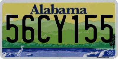 AL license plate 56CY155