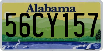 AL license plate 56CY157