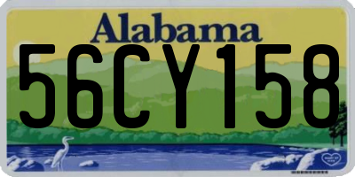 AL license plate 56CY158