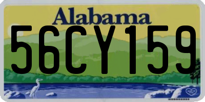 AL license plate 56CY159