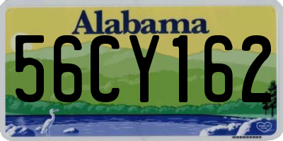 AL license plate 56CY162
