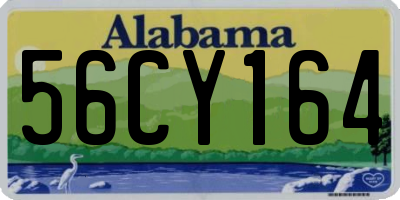 AL license plate 56CY164