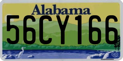 AL license plate 56CY166