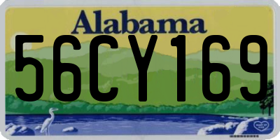AL license plate 56CY169