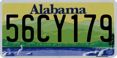 AL license plate 56CY179