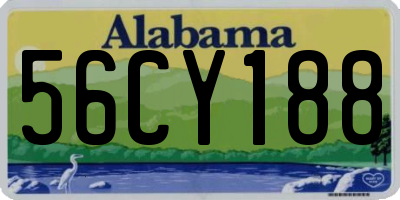 AL license plate 56CY188
