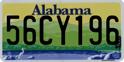 AL license plate 56CY196
