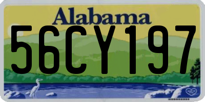 AL license plate 56CY197