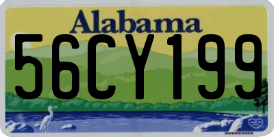 AL license plate 56CY199
