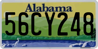 AL license plate 56CY248